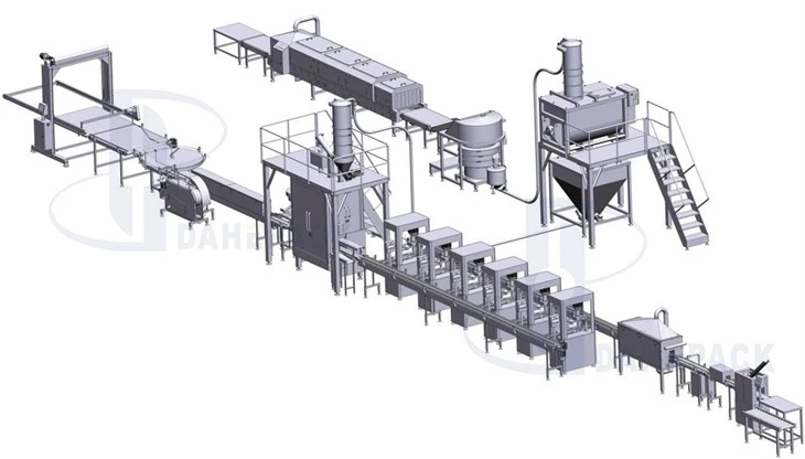 Automatic Milk Protein Powder Bottle Cans Auger Filling Machine Packaging Line